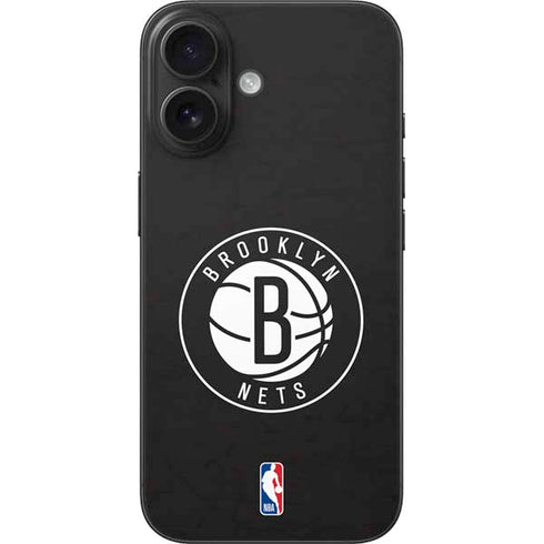 NBA Brooklyn Nets Distressed iPhone 16 Skin