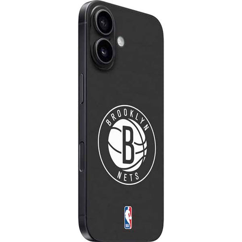 NBA Brooklyn Nets Distressed iPhone 16 Skin