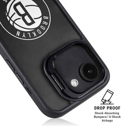 NBA Brooklyn Nets Distressed iPhone 16e Kickstand Case