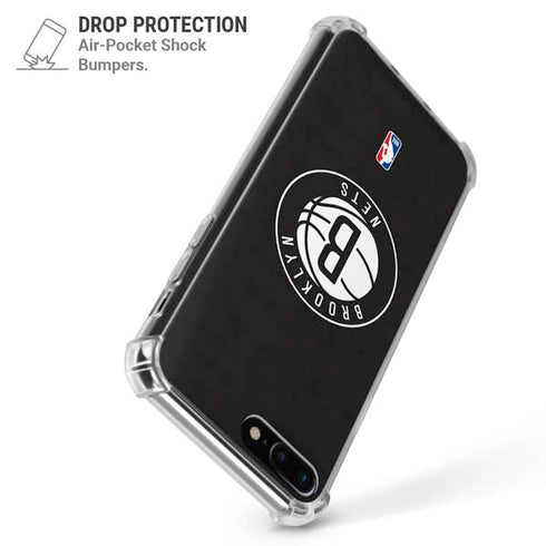 NBA Brooklyn Nets Distressed iPhone 7/8 Plus Clear Case