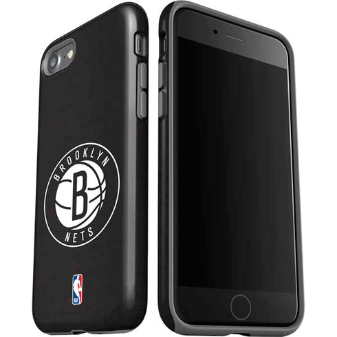 NBA Brooklyn Nets Distressed iPhone SE (2nd & 3rd Gen) Pro Case