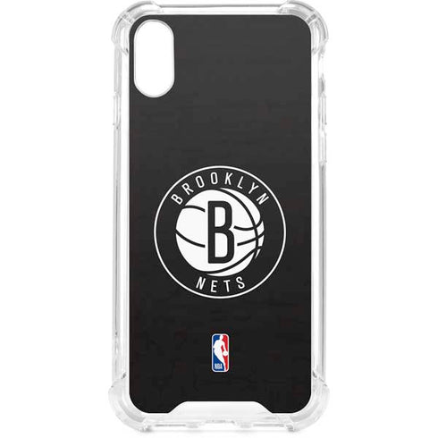 NBA Brooklyn Nets Distressed iPhone XS Clear Case