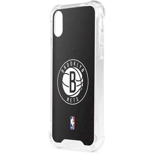 NBA Brooklyn Nets Distressed iPhone XS Clear Case