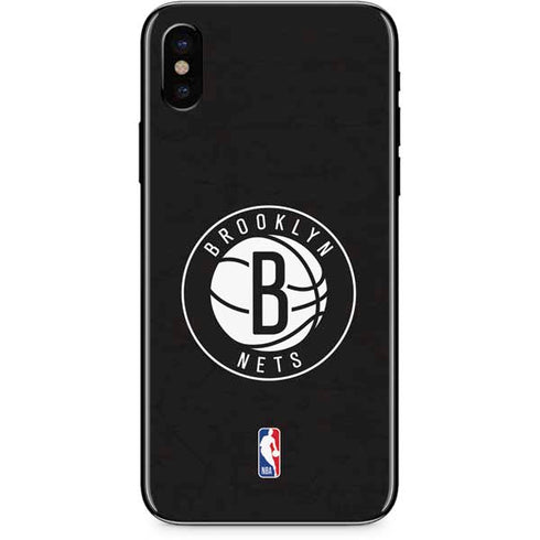 NBA Brooklyn Nets Distressed iPhone XS Max Skin