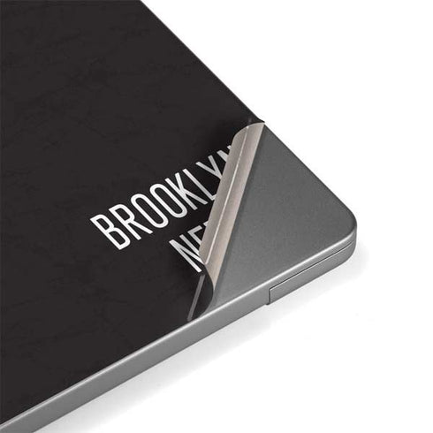 NBA Brooklyn Nets Distressed MacBook Pro 14in (2021-24) Skin