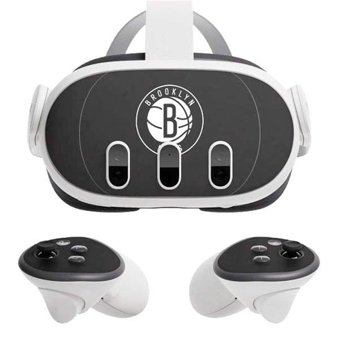 NBA Brooklyn Nets Distressed Meta Quest 3 Skin