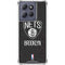 NBA Brooklyn Nets Distressed Moto G 5G (2025) Clear Case