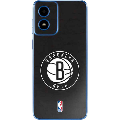 NBA Brooklyn Nets Distressed Moto G Play 4G (2024) Skin