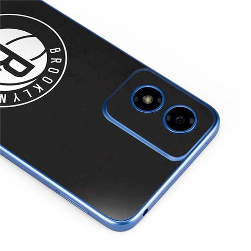 NBA Brooklyn Nets Distressed Moto G Play 4G (2024) Skin