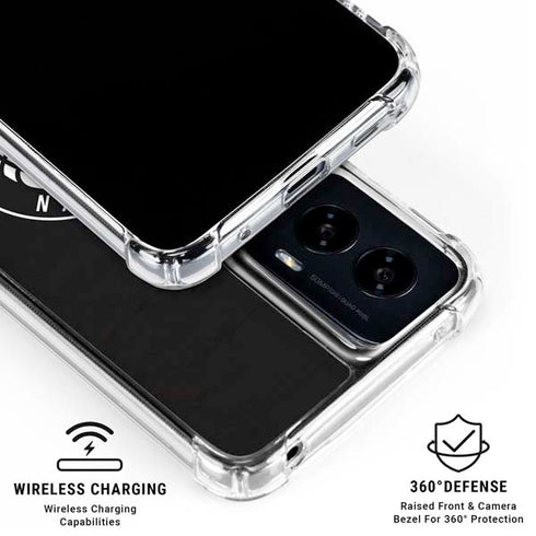 NBA Brooklyn Nets Distressed Moto G Power 5G (2024) Clear Case