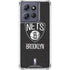 NBA Brooklyn Nets Distressed Moto G Stylus 5G (2025) Clear Case