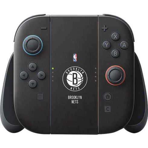 NBA Brooklyn Nets Distressed Nintendo Switch 2 (2025) Joy-Con Controller Skin