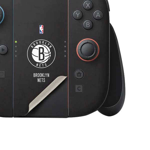 NBA Brooklyn Nets Distressed Nintendo Switch 2 (2025) Joy-Con Controller Skin