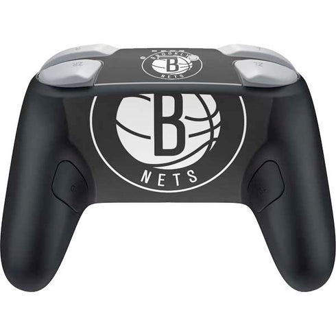 NBA Brooklyn Nets Distressed Nintendo Switch 2 (2025) Pro Controller Skin
