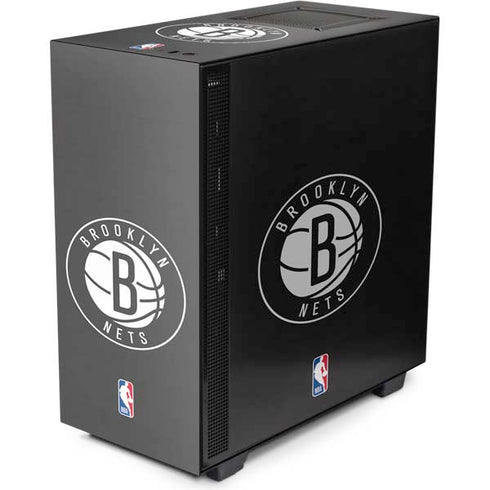 NBA Brooklyn Nets Distressed NZXT H510 Compact ATX Mid-Tower Case Skin