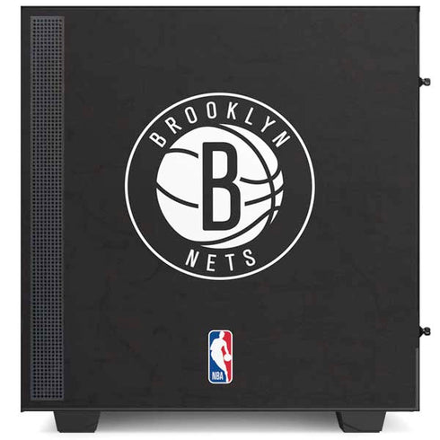 NBA Brooklyn Nets Distressed NZXT H510 Compact ATX Mid-Tower Case Skin