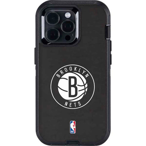 NBA Brooklyn Nets Distressed Otterbox Defender iPhone Skin