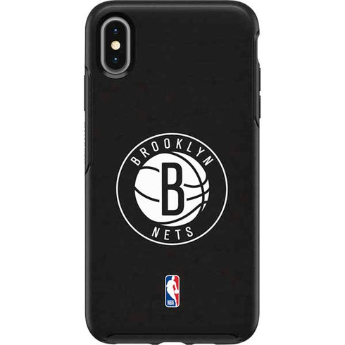 NBA Brooklyn Nets Distressed Otterbox Symmetry iPhone Skin