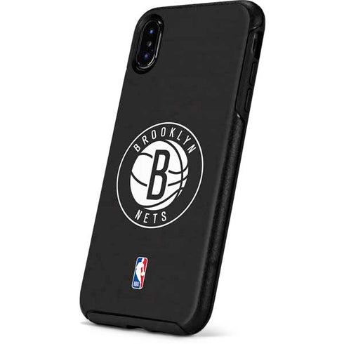 NBA Brooklyn Nets Distressed Otterbox Symmetry iPhone Skin