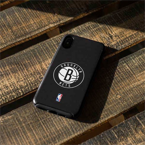 NBA Brooklyn Nets Distressed Otterbox Symmetry iPhone Skin