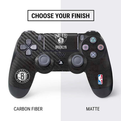 NBA Brooklyn Nets Distressed PS4 Controller Skin