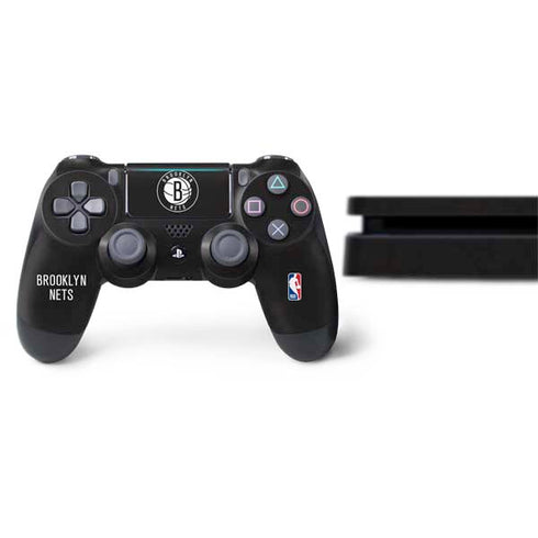 NBA Brooklyn Nets Distressed PS4 Slim Bundle Skin