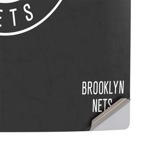 NBA Brooklyn Nets Distressed PS5 Pro Console Skin
