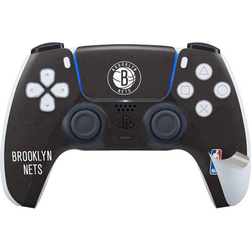 NBA Brooklyn Nets Distressed PS5 Pro Disk Bundle Skin