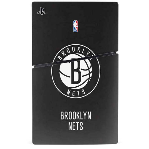 NBA Brooklyn Nets Distressed PS5 Slim Digital Edition Bundle Skin