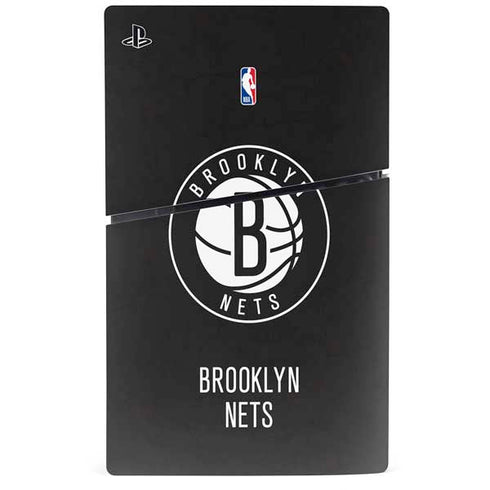 NBA Brooklyn Nets Distressed PS5 Slim Digital Edition Console Skin