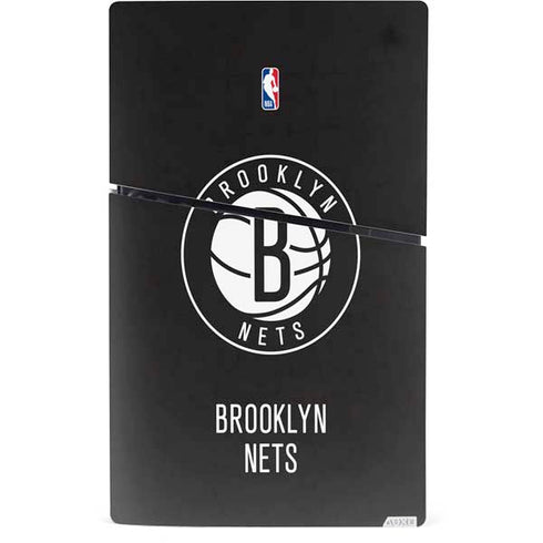 NBA Brooklyn Nets Distressed PS5 Slim Digital Edition Console Skin