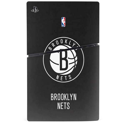 NBA Brooklyn Nets Distressed PS5 Slim Disk Console Skin