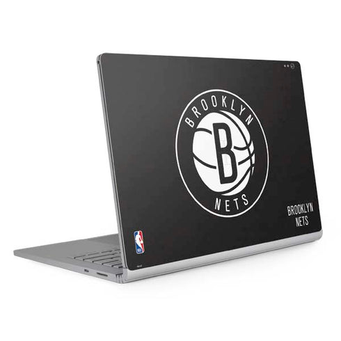 NBA Brooklyn Nets Distressed Surface Book 2 13.5in Skin