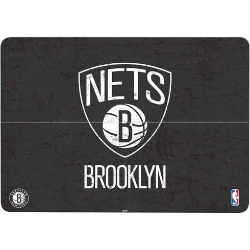 NBA Brooklyn Nets Distressed Surface Laptop Studio Skin