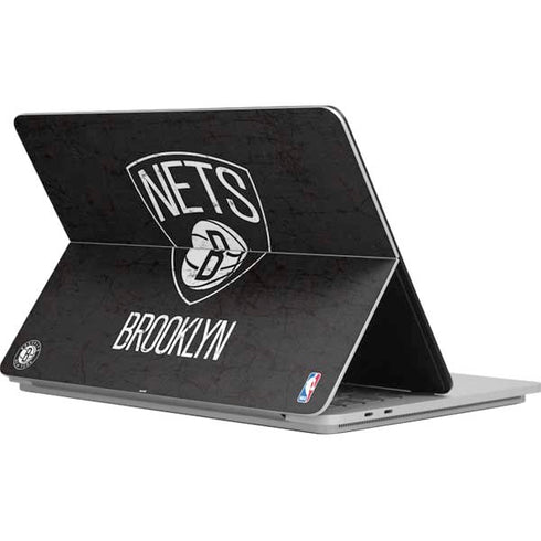 NBA Brooklyn Nets Distressed Surface Laptop Studio Skin