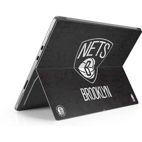 NBA Brooklyn Nets Distressed Surface Pro 8 Skin
