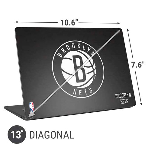 NBA Brooklyn Nets Distressed Universal Laptop 13in (10.6 x 7.6in) Skin