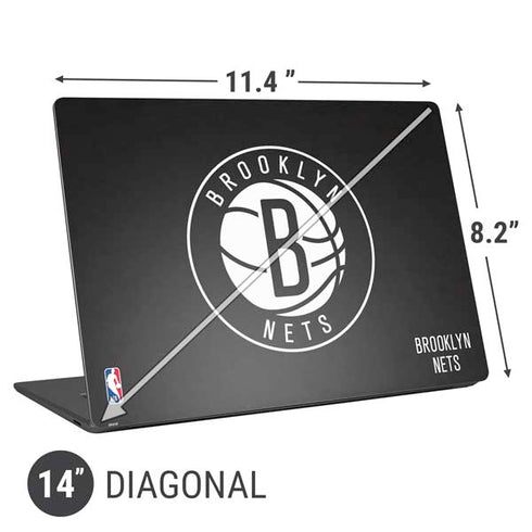 NBA Brooklyn Nets Distressed Universal Laptop 14in (11.4 x 8.2in) Skin