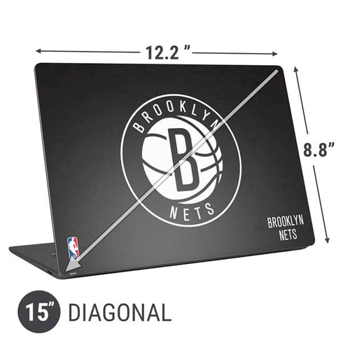 NBA Brooklyn Nets Distressed Universal Laptop 15in (12.2 x 8.8in) Skin