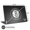 NBA Brooklyn Nets Distressed Universal Laptop 16.6in (13.4 x 9.7in) Skin