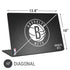 NBA Brooklyn Nets Distressed Universal Laptop 17in (13.8 x 10in) Skin