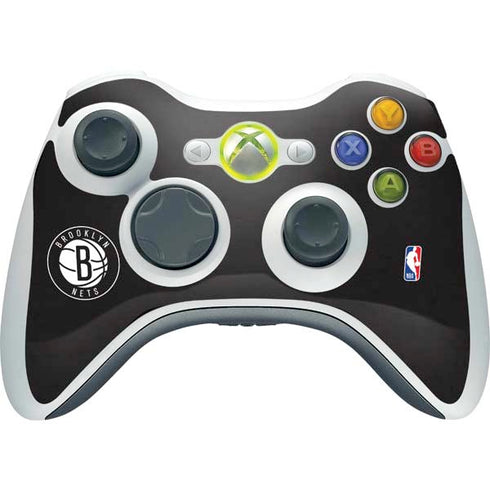 NBA Brooklyn Nets Distressed Xbox 360 Wireless Controller Skin