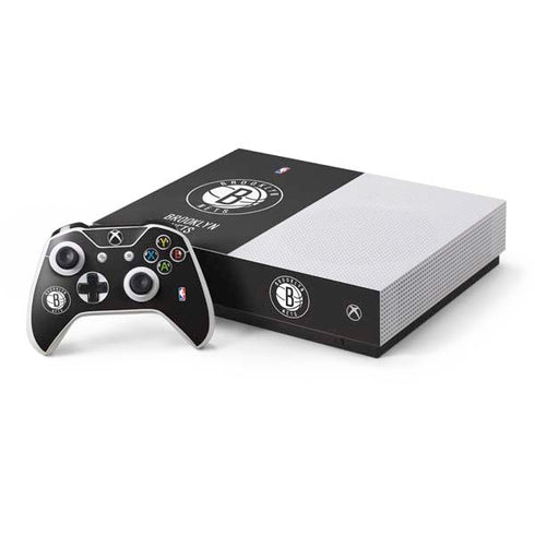 NBA Brooklyn Nets Distressed Xbox One Skins