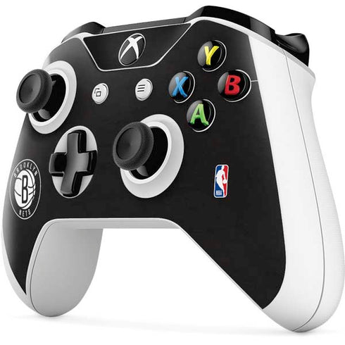 NBA Brooklyn Nets Distressed Xbox One S All-Digital Edition Bundle Skin
