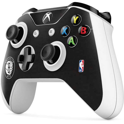 NBA Brooklyn Nets Distressed Xbox One X Controller Skin