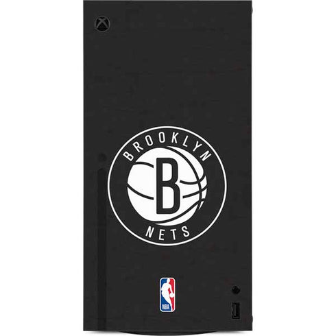NBA Brooklyn Nets Distressed XBox Series X Digital Edition Console Skin