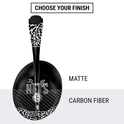NBA Brooklyn Nets Elephant Print Bose Noise Cancelling Headphones 700 Skin