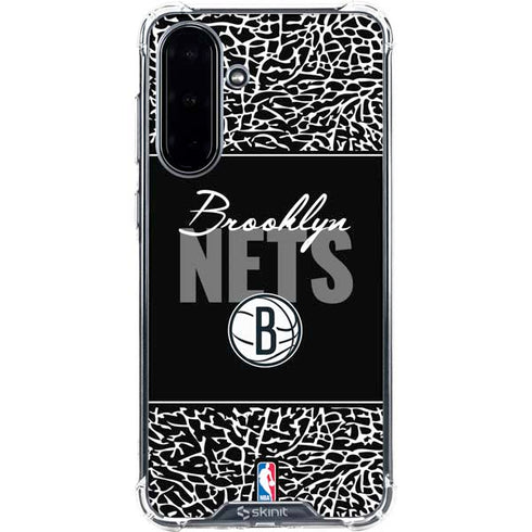 NBA Brooklyn Nets Elephant Print Galaxy A36 5G Clear Case