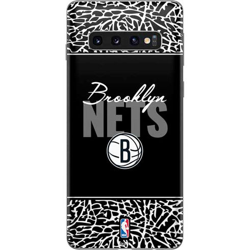 NBA Brooklyn Nets Elephant Print Galaxy S10 Skin