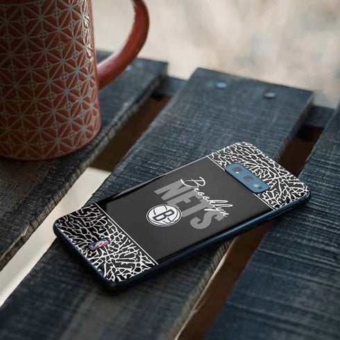 NBA Brooklyn Nets Elephant Print Galaxy S10e Skin